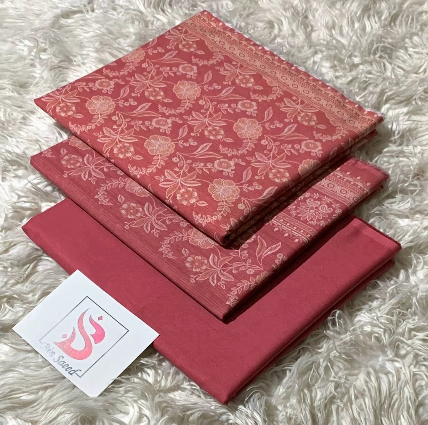 BIN SAEED 3PC PRINTED LAWN (ORIGINAL)